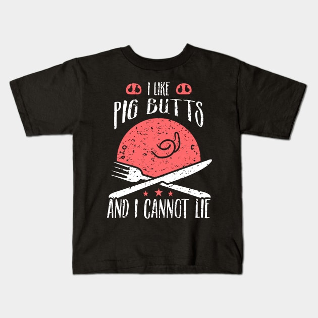 I like big butts and I cannot lie Kids T-Shirt by captainmood